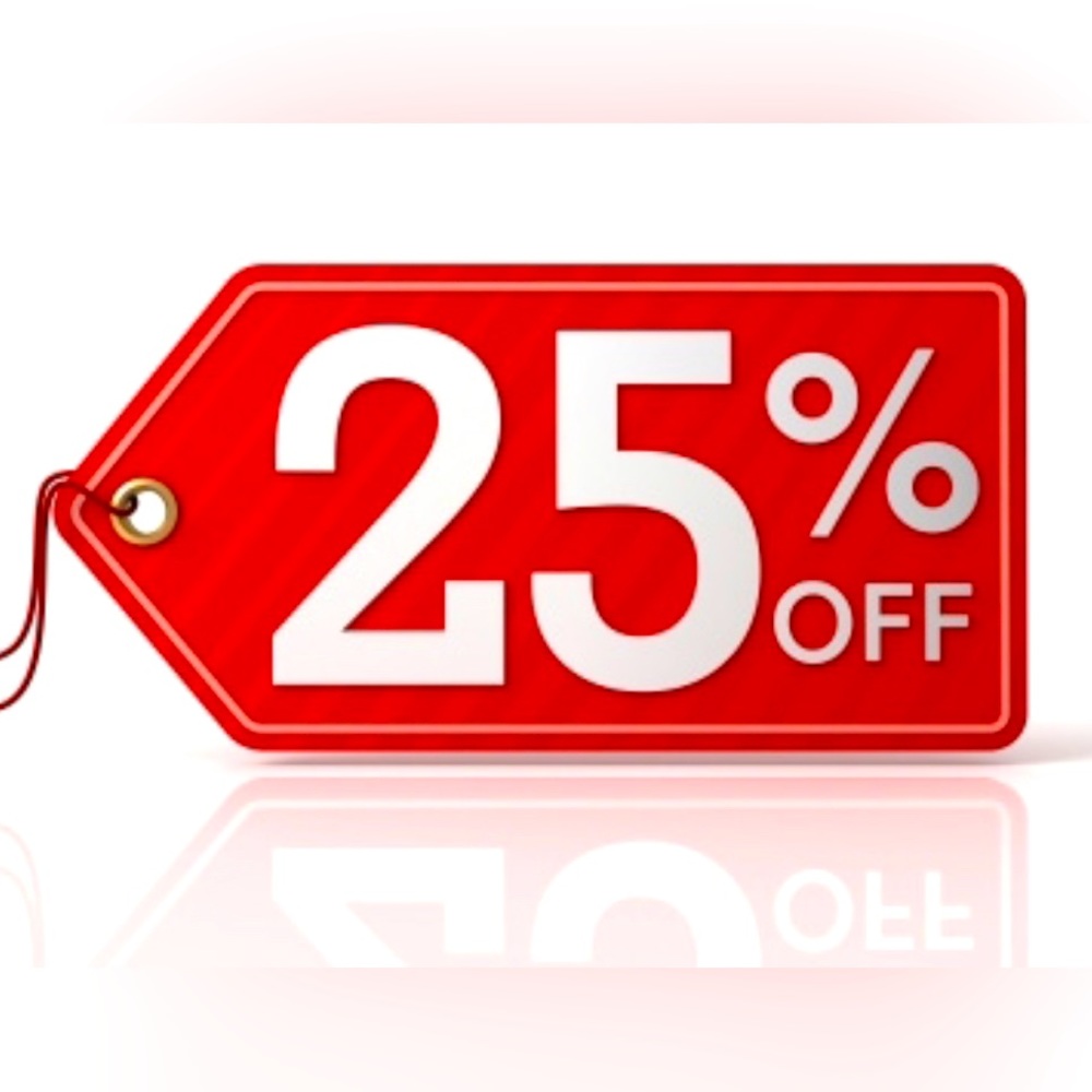 Buy a bundle of 2 items or more and get 25% OFF!!!!